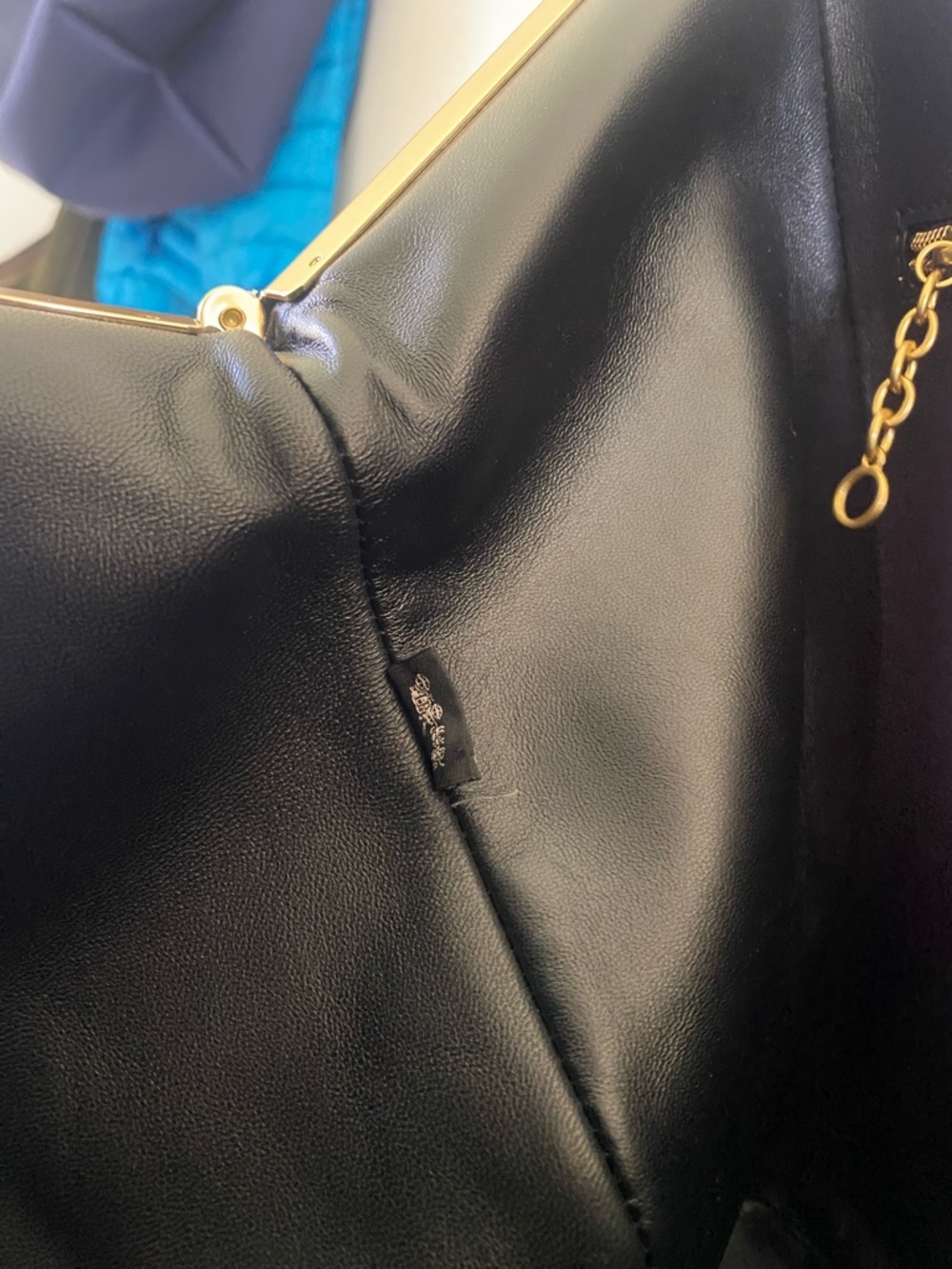 Coach The Kisslock Frame Bag Limited Re-Edition 1969 Large Black Brass - Picture 14 of 15